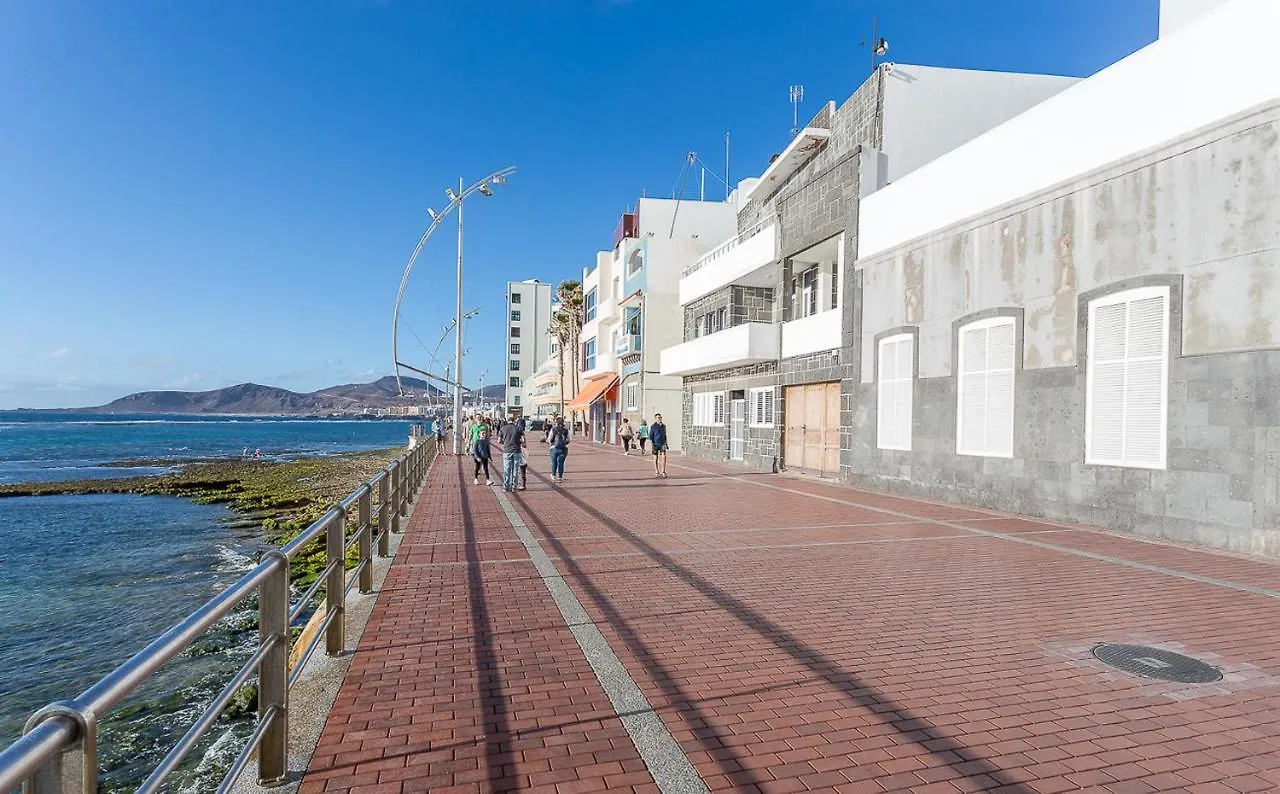아파트 Nice Canteras - 2Bdr + Wifi + Balcony 라스팔마스