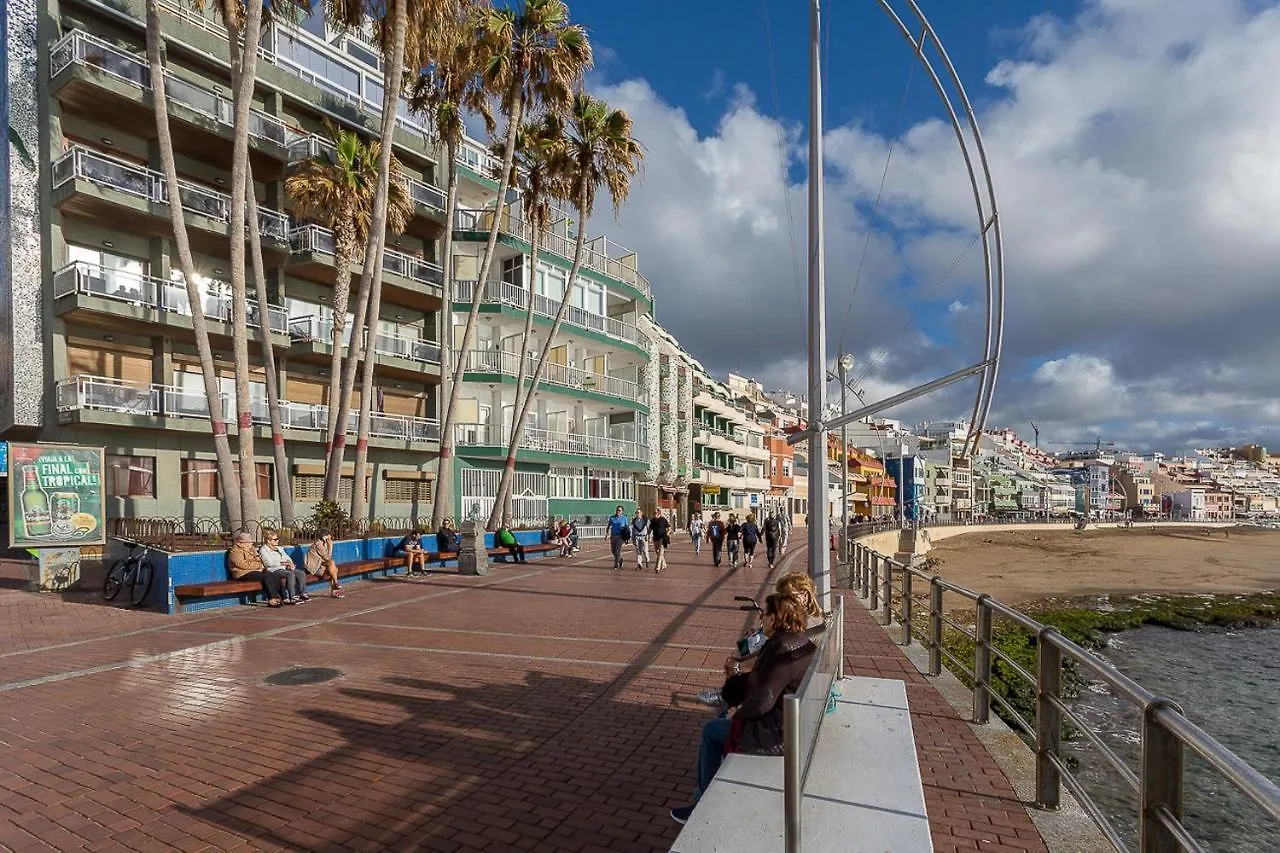 Nice Canteras - 2Bdr + Wifi + Balcony 라스팔마스